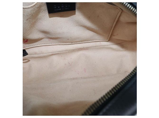 Picca borsa a tracolla GG Marmont in pelle matelassé nera Gucci Nero - vista 7