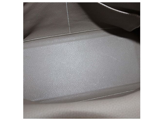 Hermès Borsa Hermes Kelly Retourne 32 in pelle Togo Etoupe con hardware Gold Marrone - vista 6