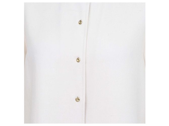 Camicia a maniche lunghe Dunia in seta beige Loro Piana - vista 4