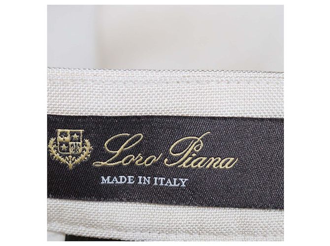 Falda midi Giustina de seda beige Loro Piana - vista 5