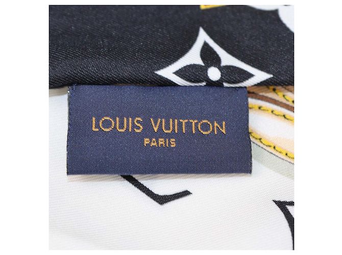 Bandeau Confidential Monogram in seta nera Louis Vuitton Nero - vista 6