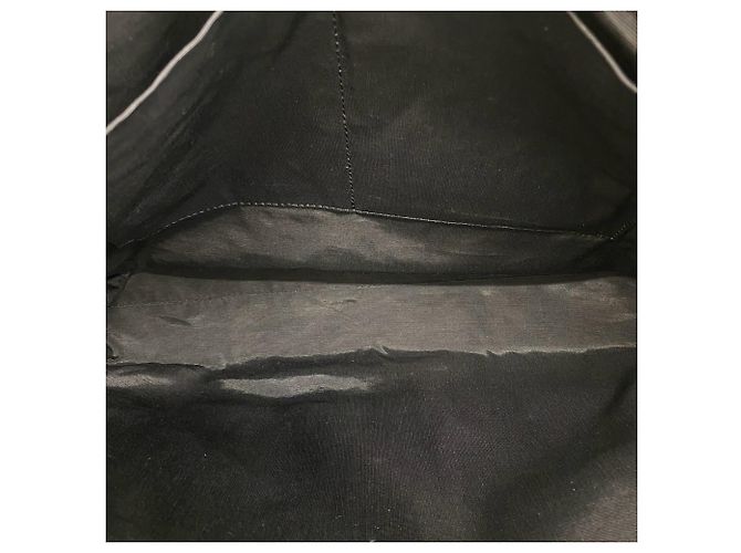 Burberry Nova Check Canvas- und Leder-Tote-Bag Schwarz Beige - Ansicht 9
