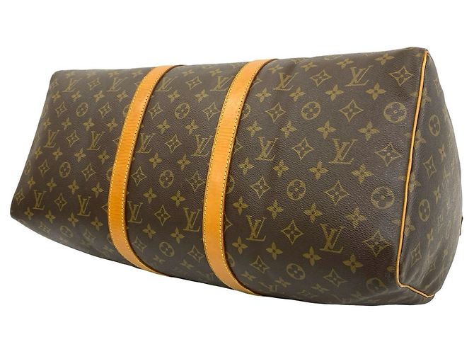 Borsa Boston Louis Vuitton Vintage Keepall 50 Monogram in pelle - vista 8