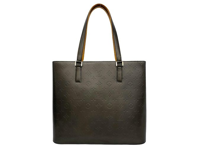 Bolso Tote Louis Vuitton Wilwood Monogram de piel mate Negro - vista 3