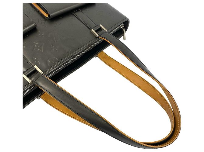 Bolso Tote Louis Vuitton Wilwood Monogram de piel mate Negro - vista 4