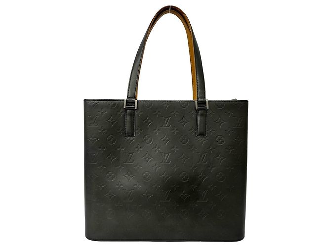 Borsa Tote Louis Vuitton Wilwood Monogram in pelle opaca Nero - vista 3