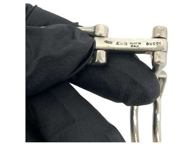 Bracciale con charm GUCCI Horsebit Tom Ford Era Argento - vista 3