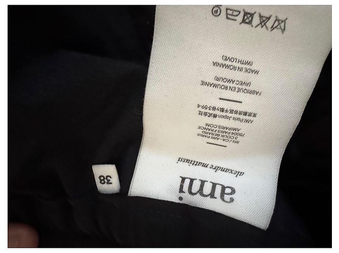 AMI Paris schwarze Wollhose - Ansicht 3