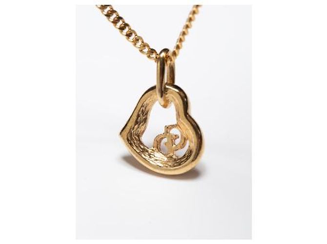 Autre Marque Collana Dior Cuore Placcata Oro D'oro - vista 4