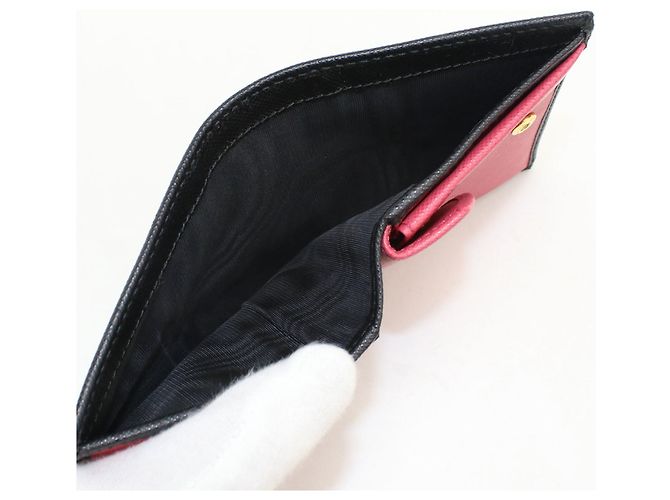 Saffiano Portafoglio Prada Bi-Fold - Pelle Nera Nero - vista 3