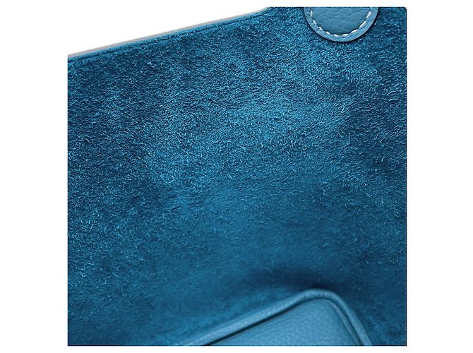 Hermès Sac Cabas Hermes Picotin Lock PM Bleu - vue 7