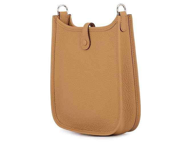 Hermès Borsa a tracolla Hermes Evelyne TPM Marrone - vista 2
