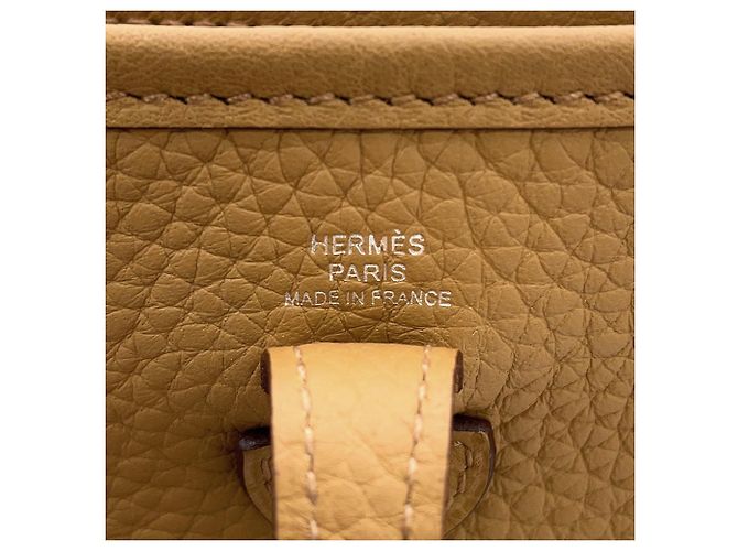 Hermès Borsa a tracolla Hermes Evelyne TPM Marrone - vista 5