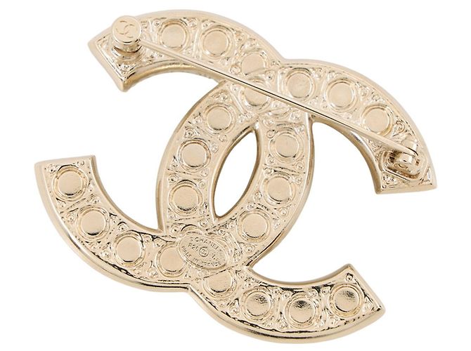 Spilla in perle finte Chanel - vista 3
