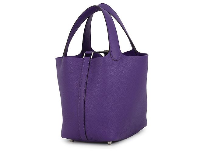 Hermès Borsa Hermes Picotin Lock PM Porpora - vista 2