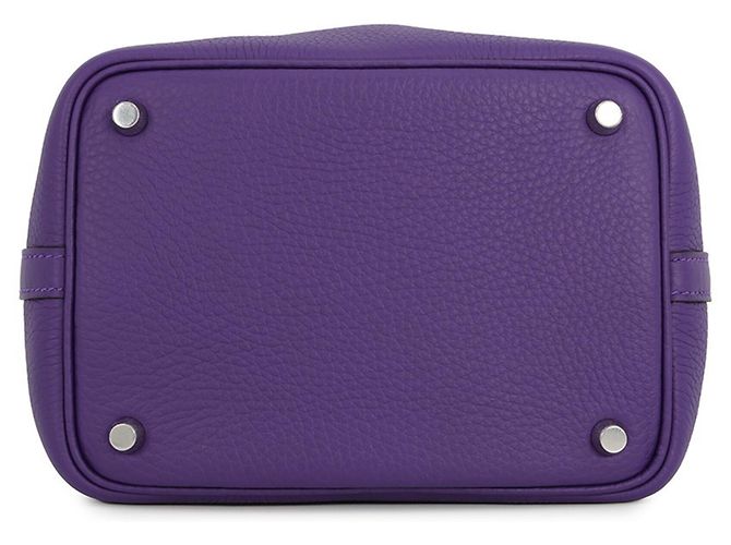 Hermès Borsa Hermes Picotin Lock PM Porpora - vista 3
