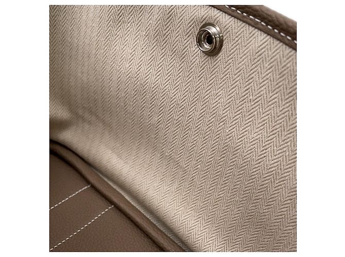 Hermès Borsa Tote Hermes Neo Garden 23 Taupe - vista 6
