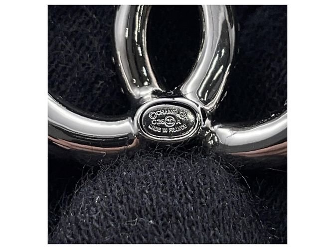 Orecchini a lobo Chanel con strass - vista 5