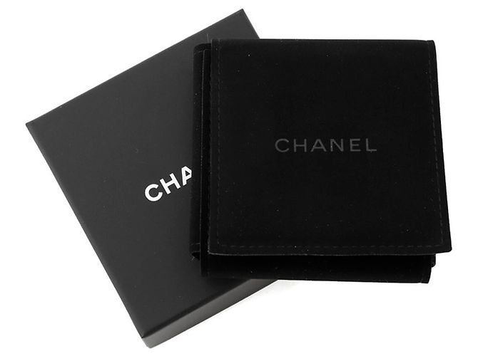 Orecchini a lobo Chanel con strass - vista 6
