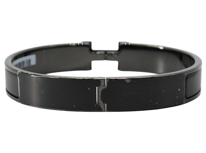 Hermès Pulseira de Berloques Hermes Click HH Black Preto - vista 3