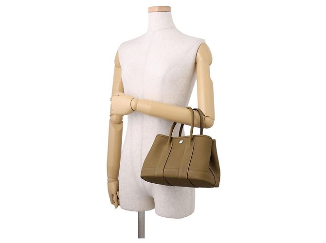 Hermès Borsa Tote Hermes Neo Garden 23 Beige - vista 4