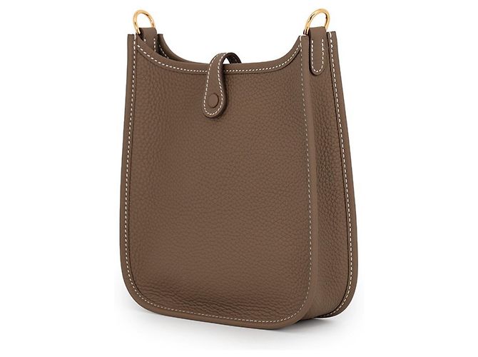Hermès Hermes Evelyne TPM Handtasche Blau Taupe - Ansicht 2