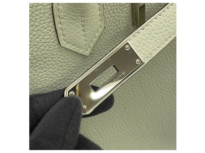 Hermès Hermes Birkin 30 Handtasche Grün - Ansicht 10