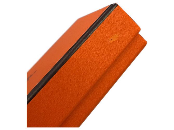 Hermès Portefeuille bi-fold compact Hermes Bearn Noir - vue 8