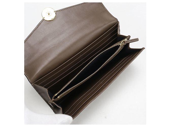 Fendi Brown Leather Bi-Fold Wallet - view 3