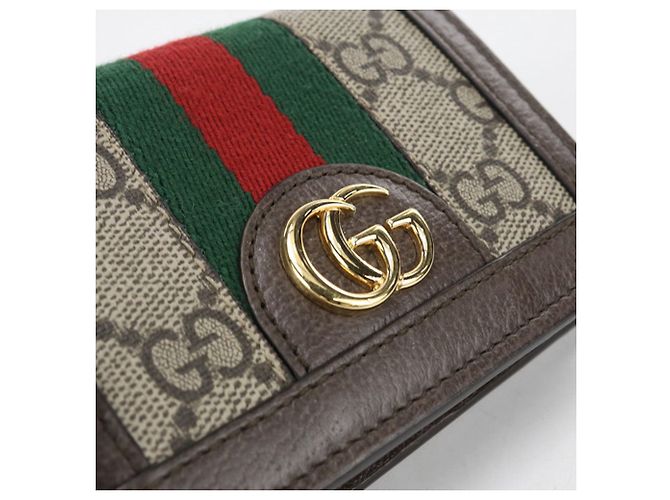 GUCCI Ophidia Bifold Geldbörse Beige - Ansicht 7