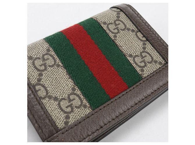 GUCCI Ophidia Bifold Geldbörse Beige - Ansicht 8