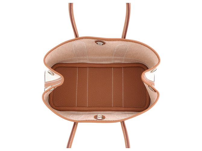 Hermès Borsa Tote Hermes Neo Garden 23 Crudo - vista 5
