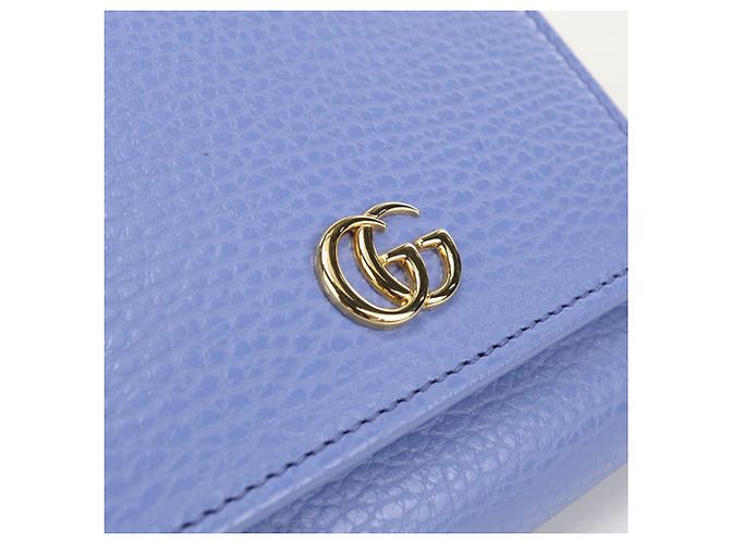 Cartera bi-fold Gucci azul - vista 8