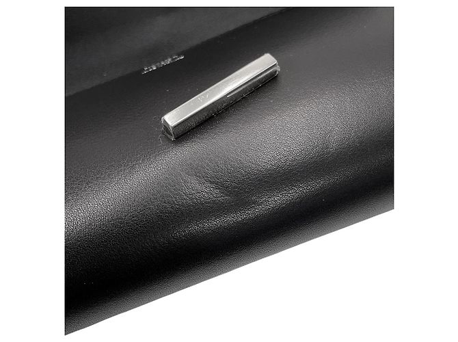 Hermès Pochette Hermes en cuir noir - vue 7