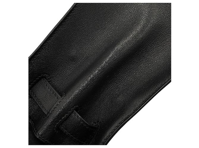 Hermès Hermes Kelly 28 Handtasche Schwarz Grün Orange - Ansicht 10
