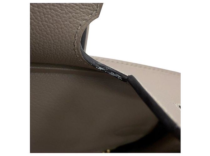 Hermès Hermes Birkin 30 Gris Asphalt Handtasche Braun - Ansicht 14