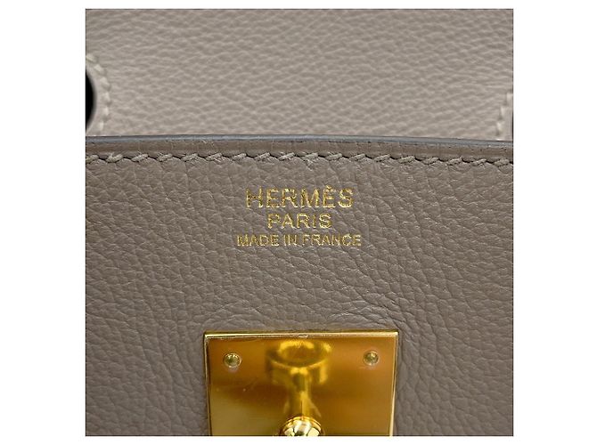 Hermès Hermes Birkin 30 Gris Asphalt Handtasche Braun - Ansicht 15