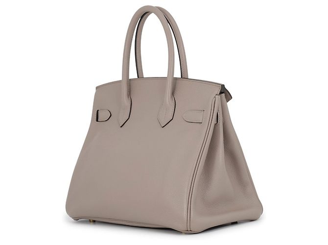 Hermès Hermes Birkin 30 Gris Asphalt Handtasche Braun - Ansicht 2