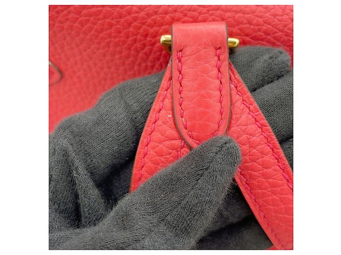 Hermès Hermes Kelly Ad PM Rucksack Rot - Ansicht 13