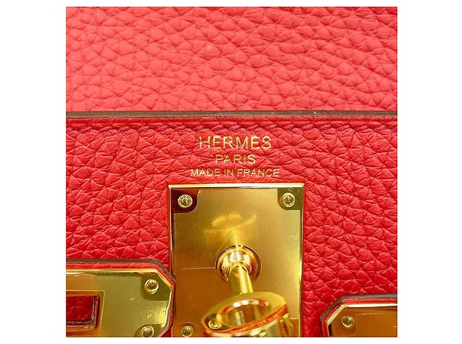 Hermès Hermes Kelly Ad PM Rucksack Rot - Ansicht 15
