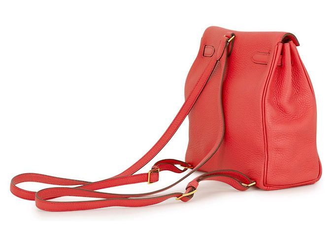 Hermès Hermes Kelly Ad PM Rucksack Rot - Ansicht 2