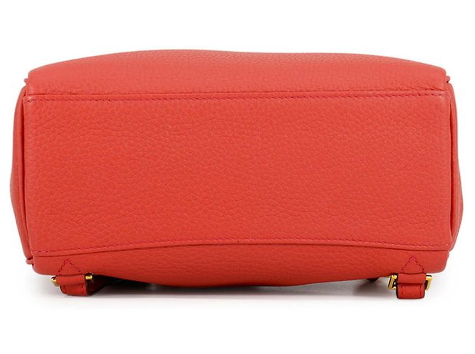 Hermès Hermes Kelly Ad PM Rucksack Rot - Ansicht 3