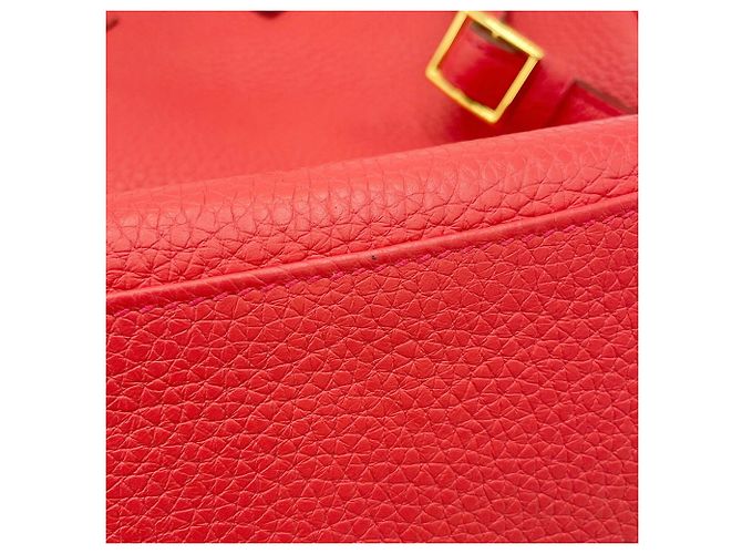 Hermès Hermes Kelly Ad PM Rucksack Rot - Ansicht 7