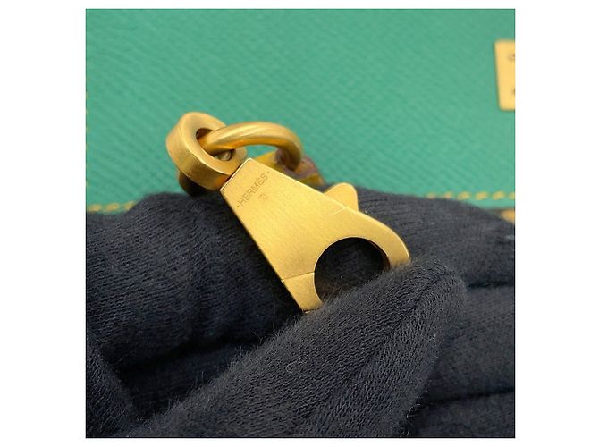 Hermès Hermes Kelly 25 Handtasche Grün Gelb - Ansicht 15