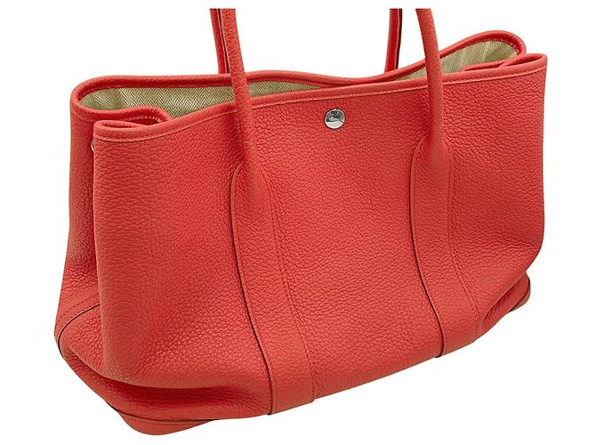 Hermès Borsa Tote Hermes Garden PM in Bougainvillier - vista 11