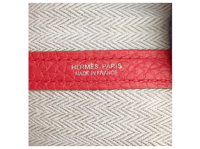 Hermès Borsa Tote Hermes Garden PM in Bougainvillier - vista 16