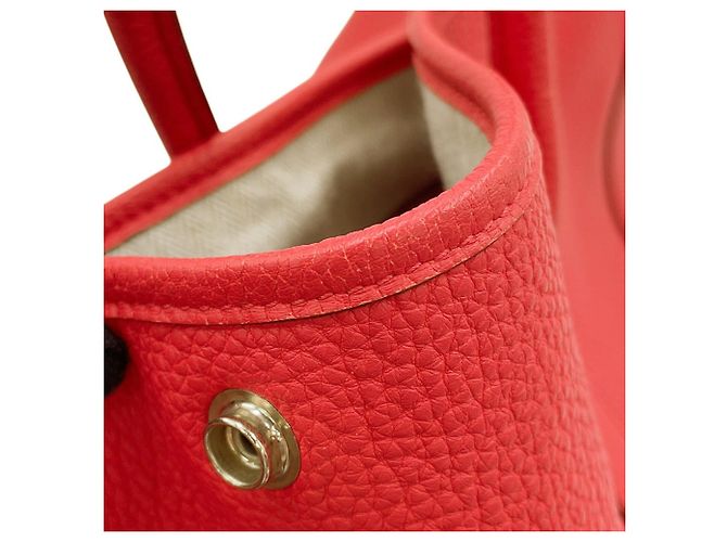 Hermès Borsa Tote Hermes Garden PM in Bougainvillier - vista 9