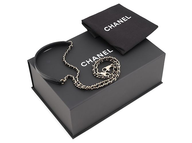 Borsa Chanel Coco Mark XXS Nero - vista 17