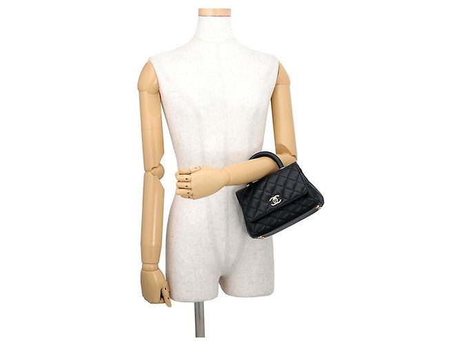Borsa Chanel Coco Mark XXS Nero - vista 4