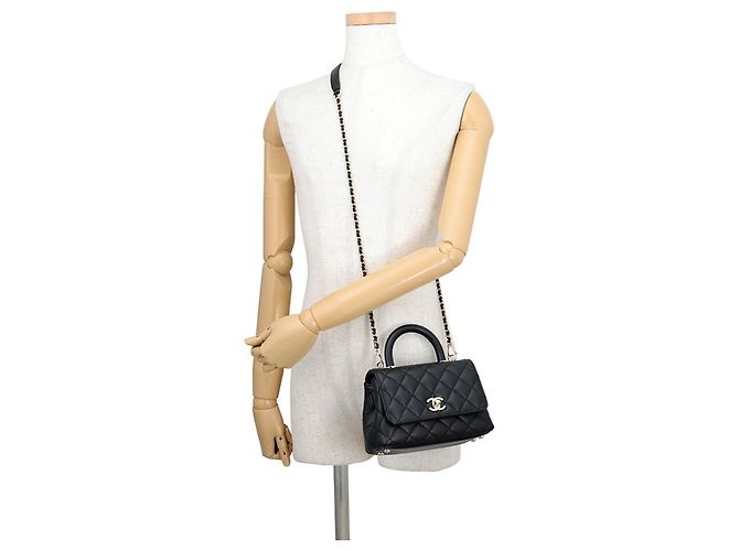 Borsa Chanel Coco Mark XXS Nero - vista 5